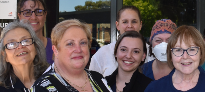 Werribee Mercy Hospital midwife Louise Thompson was bid an emotional farewell by her colleagues on her final