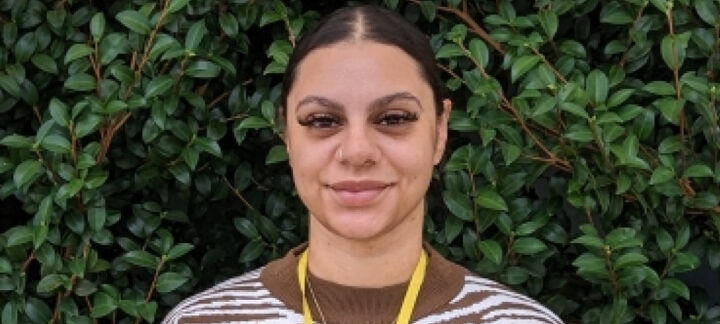 Postnatal Engagement Officer Gypsy Lee Murray-Yunupingu at Mercy Hospital for Women.